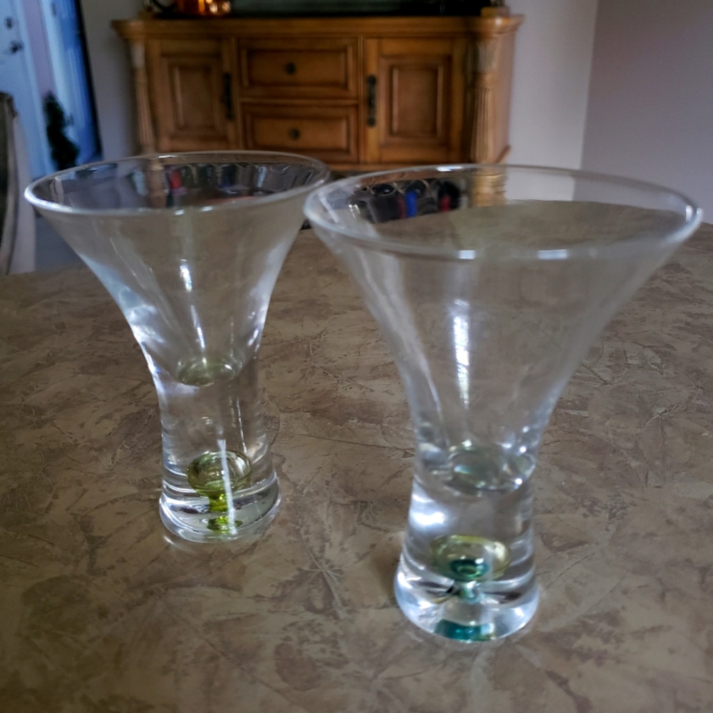 Handblown, 4 oz. Cordial glasses